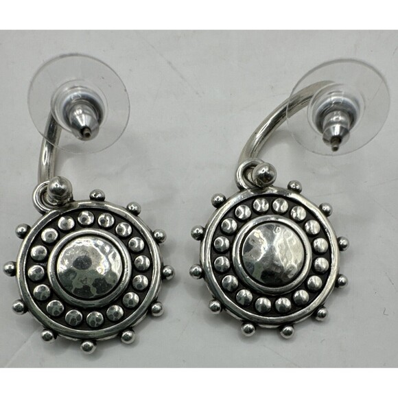 3 piece Brighton Pebble Dot Medali Reversible Collar Necklace Bracelet Earrings - Picture 11 of 11